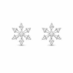Astra 925 Sterling Silver Star Stud Earrings for Women