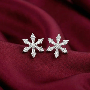 Astra Silver Star Stud Earrings for Women