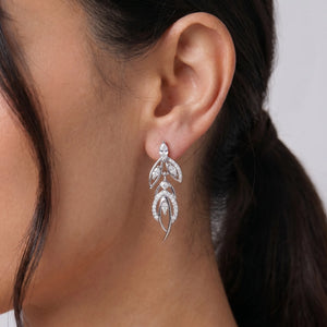 925 silver drop earrings