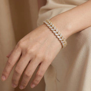 womens silver tennis bracelet