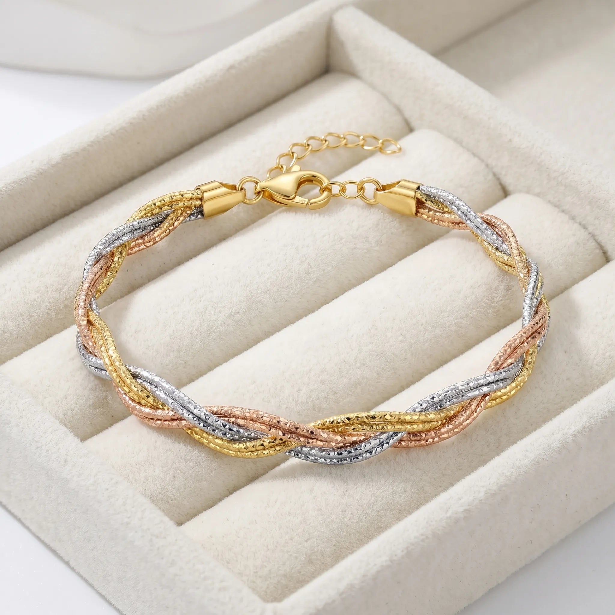 sterling silver weave bracelet