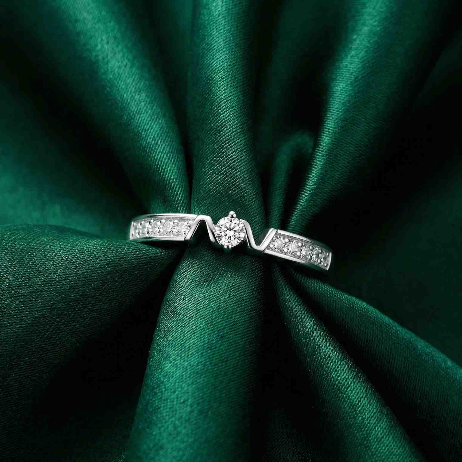 Eterna Pulse 925 Sterling Silver Ring Product Display