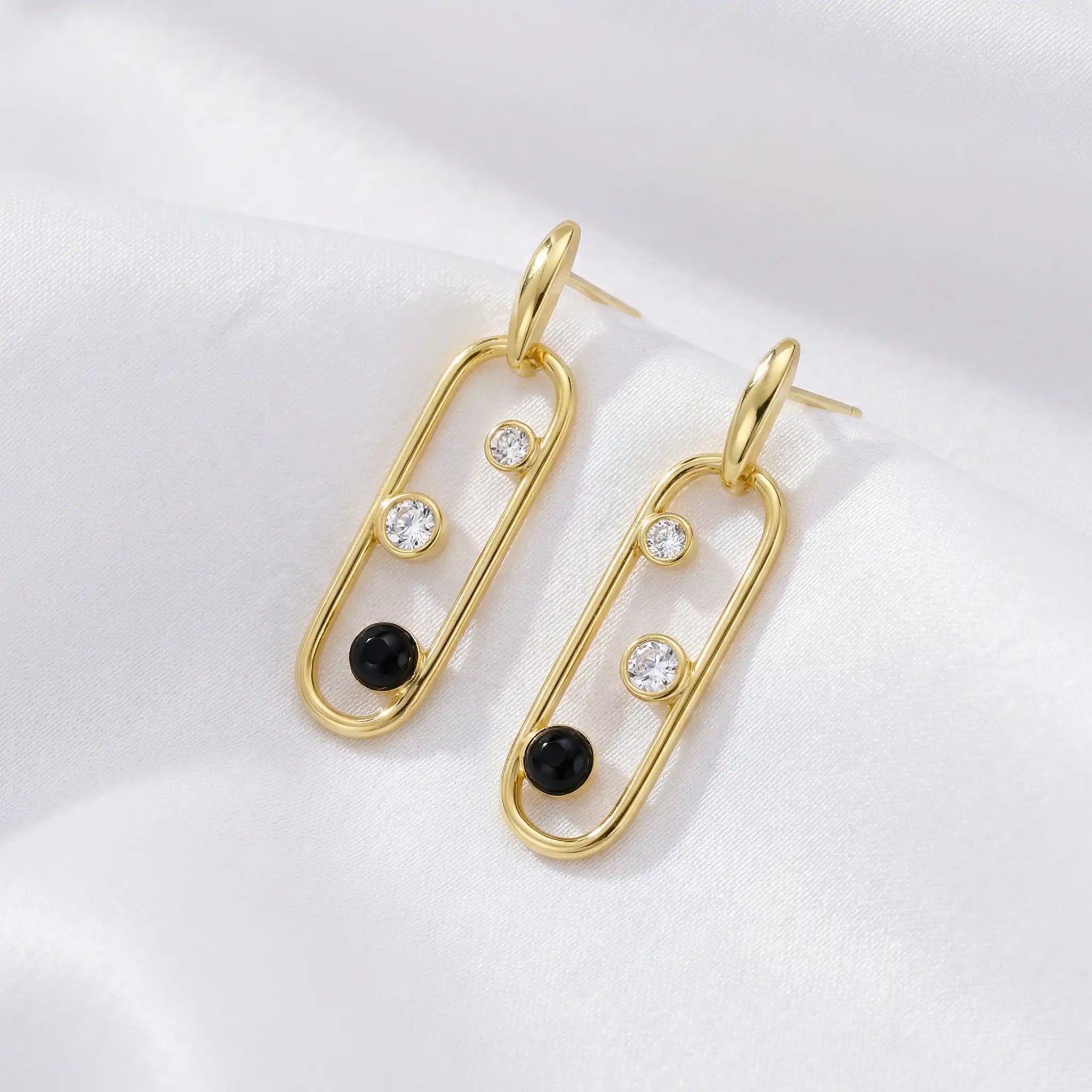 Luma Drop Silver Earrings for Women