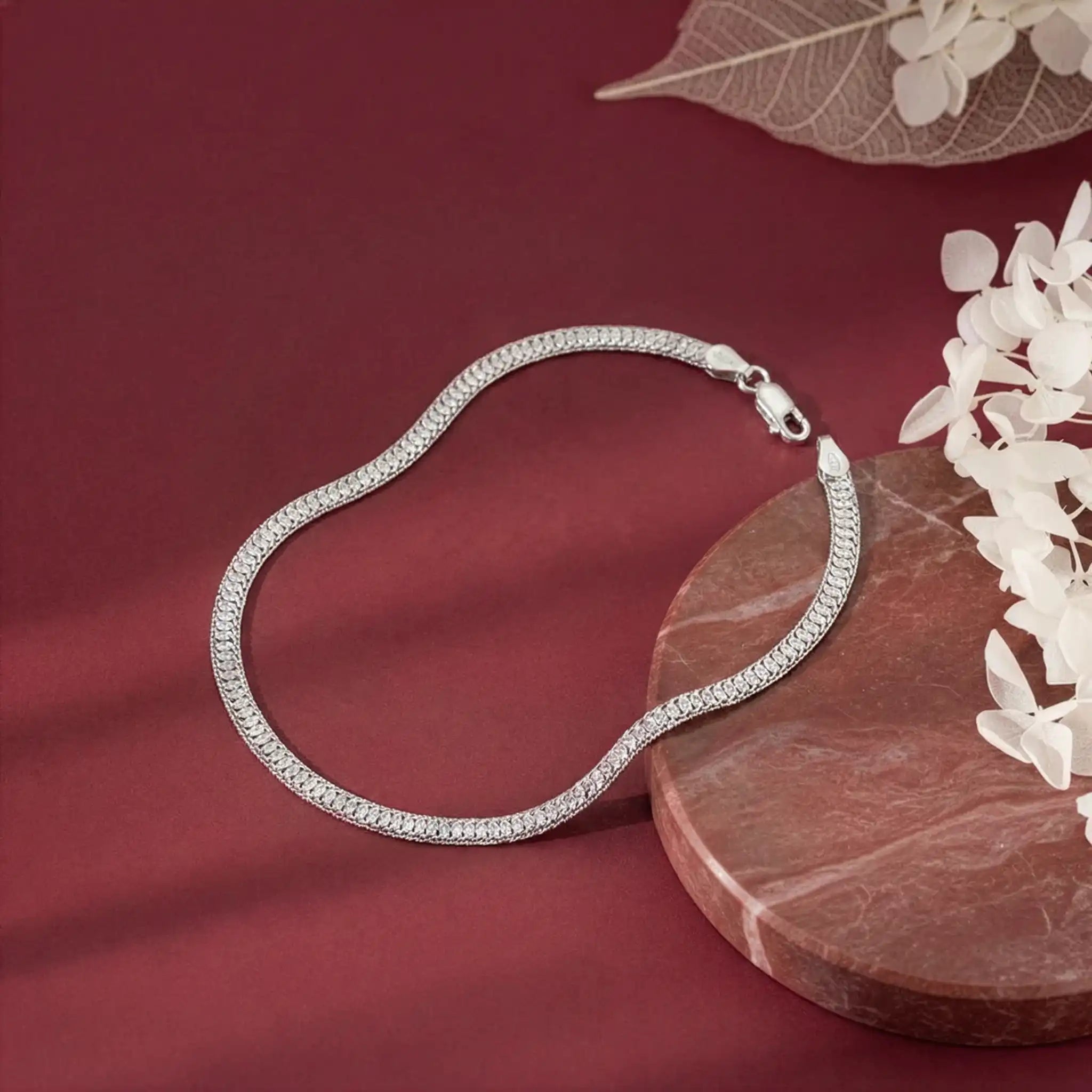 Ripple Chain Anklet