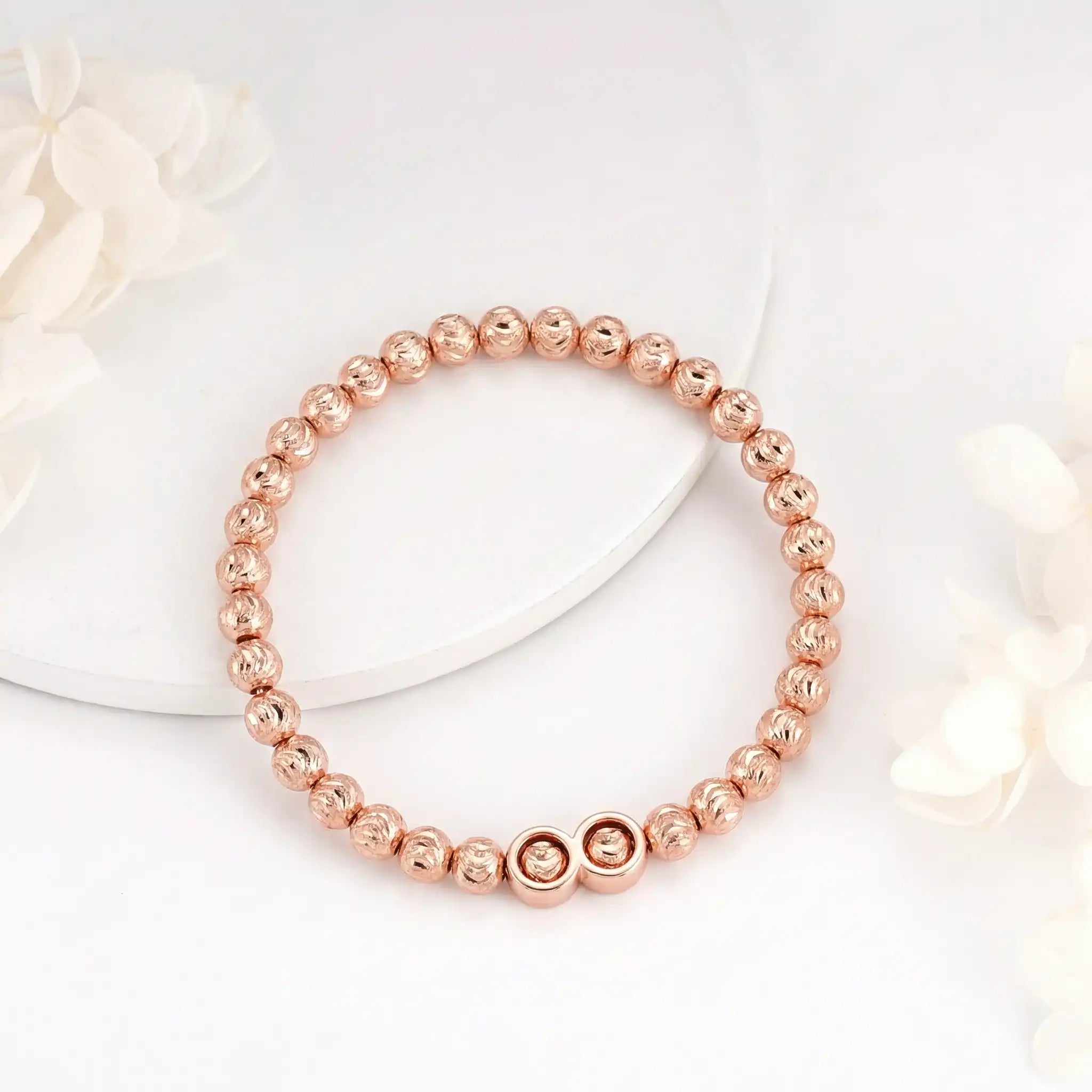 Rose Beaded Bracelet for Women