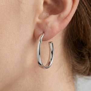 925 silver earrings hoops