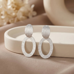 sterling silver drop earrings